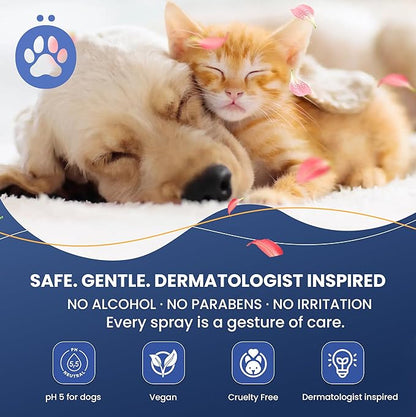 Noa Cove Dog Perfume - Luxury Designer Scent for Dogs - 3-in-1 Deodorizing, Conditioning & Grooming Mist - 95% Natural - Alcohol-Free - Made in USA – Long Lasting Dog Cologne Spray