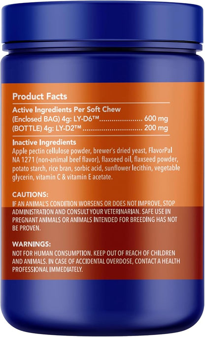 Leap Years Soft Chew Dog Supplement – Supports Healthy Aging, Cognition & Vitality; Veterinarian-Formulated for Brain, Heart & Muscle Health; Powerful NAD Booster & Senolytic Formula, XL Breed