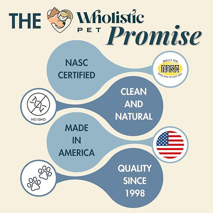 Wholistic Pet Hip & Joint Supplement for Dogs - MSM, Glucosamine, Chondroitin for Dogs - Dog Joint Supplement for Support & Relief from Discomfort - Bacon - 90 Mobility Chews