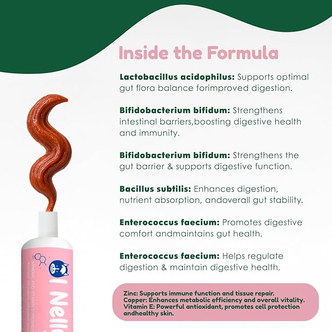 Horse Pre & Probiotic Paste (30 Pack, 80cc Each), Horse Paste Pre and Probiotics +Vitamins & Minerals- 4 Strains and 8 Billion CFU per Serving- Immune and Gastro Health Support for Equines