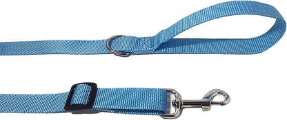 6FT/ 10FT Adjustable Dog Leash, Nylon Dog Leashes for Medium Large Dogs (10FT, Sky Blue)