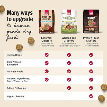 The Honest Kitchen Human Grade Whole Food Clusters Whole Grain Beef & Oat Dry Dog Food, 5 lb Bag