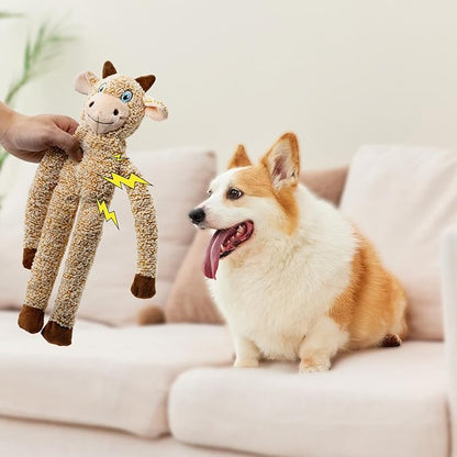 Koala No Stuffing Dog Toys for Large Dogs, Squeaky Crinkle Interactive Dog Animals Toys, Plush Teething Toys to Keep Them Busy, Cute Funny Dogs Gifts for Small Medium Large Breed