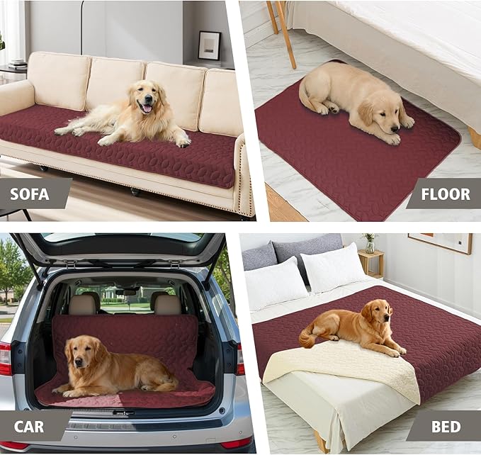 Ameritex Pet Bed Cover Dog Bed Blanket for Sofa and Furniture Waterproof New Pattern Design