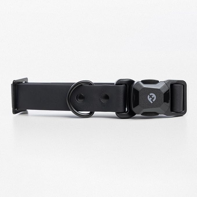 2026 New Edition, Fei & Eve PVC MagEase Dog Collar - Patented Magnetic Buckles | Fur-Safe | 450LB Escape-Proof | Adjustable Fit | Small (Black)