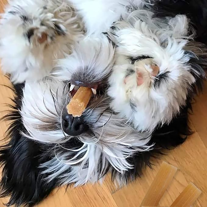 Himalayan Dog Chew yaky Churro Himalaya Cheese Treats | Lactose Free | Gluten Free | Grain Free | USA Made | for All Breeds | 4 Churros per Pouch | Original Cheese Flavor (Pack of 2)