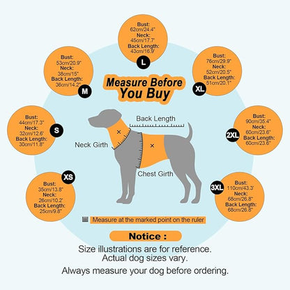 Warm Dog Jackets for Large Dogs, Waterproof Dog Coat with Harness Built in, Zipper Clousure, Fleece Lining for Cold Weather Outdoor Walks, Pet Snowsuit for Shiba Inu, French Bulldog - L