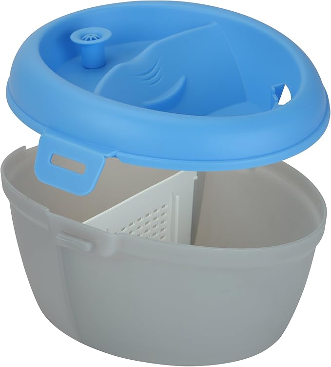 CoolerDog Dog Water Fountain Healthspring Pet Fountain - Ultra Quiet Filtered Water Encourages Hydration, 4L (136oz/1Gal)