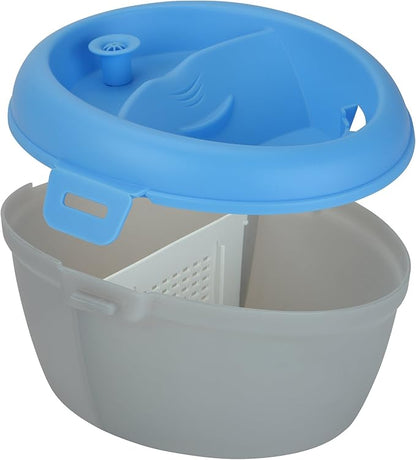 CoolerDog Dog Water Fountain Healthspring Pet Fountain - Ultra Quiet Filtered Water Encourages Hydration, 4L (136oz/1Gal)