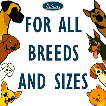 Mr. Delicious Bully Sticks for Dogs, 10 Count, 12 Inch Medium, Consistent Thickness, All Natural, Grass Fed, Rawhide-Free, Single Ingredient, Long Lasting Dog Chews