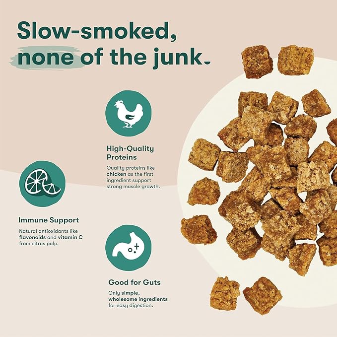 Jinx Chicken Bites Bundle, Soft Jerky Dog Treats - 5oz (Pack of 2)