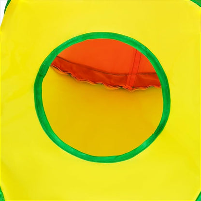 Tempcore Pet Cat Tunnel Collapsible Toy, 3-Way Kitty Tunnel with Peek Hole & Ball - Indoor Play Tube for Cats, Kittens, Puppy, Rabbit, Rabbit Rainbow