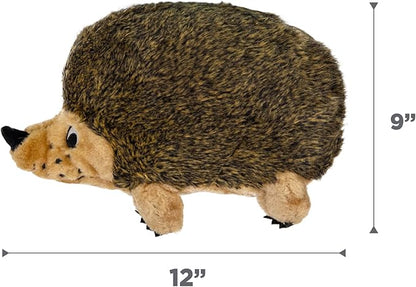 Outward Hound Hedgehogz Stuffed Dog Toy – Soft Plush Hedgehog, Grunts & Squeaks, XL, 12" x 8.5" x 9"