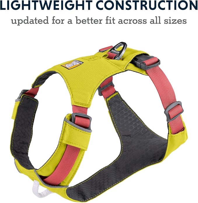 Ruffwear, Hi & Light, Everyday Lightweight Dog Harness, Trail Running, Walking, Hiking, All-Day Wear, Lichen Green, Large/X-Large