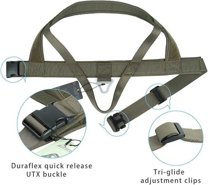 EXCELLENT ELITE SPANKER No Pull Dog Harness Padded Military Patrol Vest Adjustable Nylon Small Service Walking Dog Harness with Handle for Training Running(RGN-S)