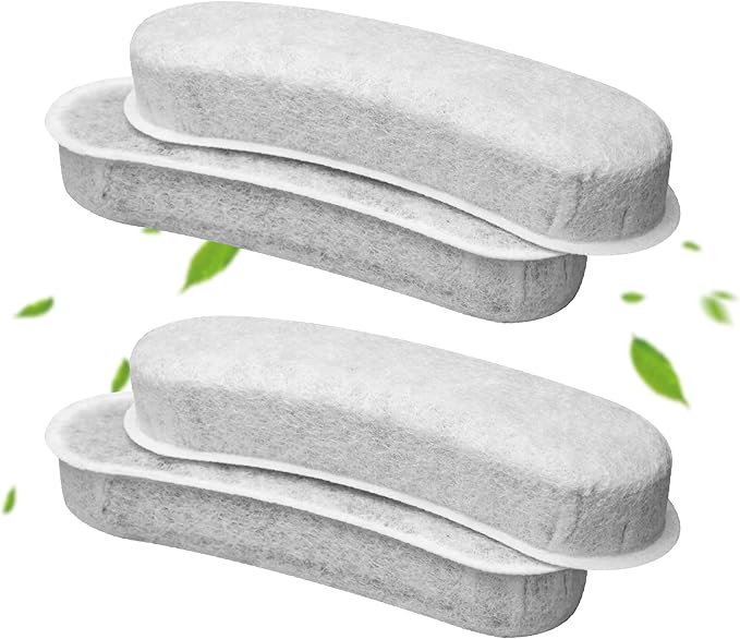 TOGGATH Cat Fountain Charcoal Replacement Filters Compatible with W600 Large Dog Water Fountain 205oz/6L Automatic Pet Dog Water Bowl Drinking Dispenser (4 Pack)