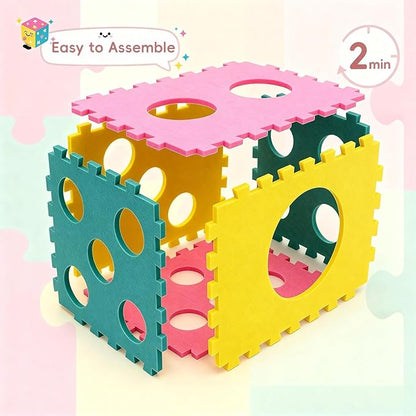 MOYMO 41 Pcs Interactive Cat Toys for Indoor Cats, Kitten Toys with Cute Cat House Bed, Catnip Toys, Chew Rope, Feather Wand, Springs and Balls for Indoor Kittens