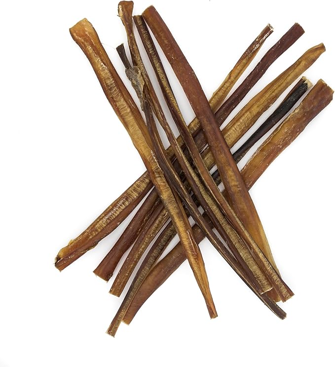 Best Bully Sticks 12 Inch Thin Bully Sticks for Dogs - 24 Count (Pack of 1) - Natural Grain and Rawhide Free, Puppies, Seniors, Small Breeds