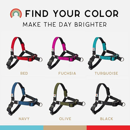 Wildebeest No Pull Dog Harness | Comfortable Training Harnesses | Effective No Pull Harness Design | Ideal for Large Sized Dog | 4-Point Adjustable(XL - 30~36 inch Girth, Navy)