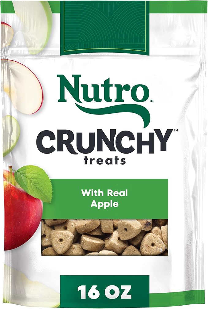 Nutro Crunchy Dog Treats with Real Apple, 16 oz. Bag