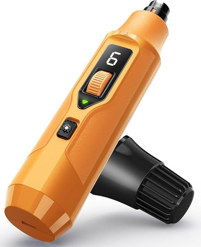 7-Speed Dog Nail Grinder with LED Light – Ultra Quiet Electric Pet Nail Trimmer for Large Dogs & Cats – Professional Grooming Tool with Dust Collector, One-Hand Speed Control & Instant Stop Safety