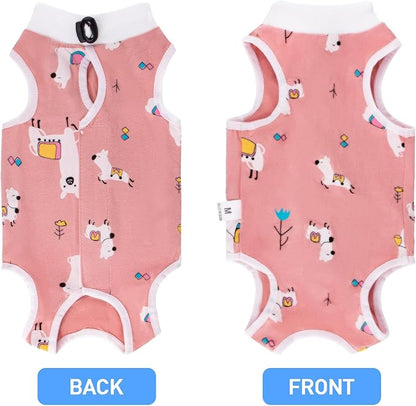 Coppthinktu Cat Recovery Suit Female, Breathable Cat Onesie After Surgery Female for Abdominal Wounds or Skin Diseases, Surgery Recovery Suit Kitten Surgical Onesie After Spay Wear Anti Licking