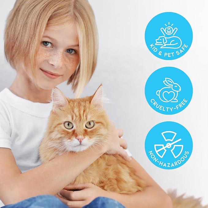 Litter Box Magic Cat Deodorizer Jar (16 Oz, Pack of 3) Fresh Scent - Air Freshener for Pet Smells from Litter Box - Odor Removing Litterbox Gel In A Jar - Odor Eliminator to Freshen Air
