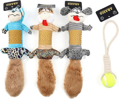 Funny Face Squeaky Plush Dog Toy for Small & Medium Dogs – Soft Stuffed Toy for Indoor Play, Boredom Relief & Gentle Chewing
