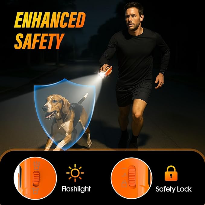YUYQA Dog Bark Deterrent Device, 3X Ultrasonic Anti Barking, 6 Training Modes 23 FT Range Barks No More Indoors Outdoors Behavior Correct Safe & Humane Rechargeable Compact Bark Control for Dogs