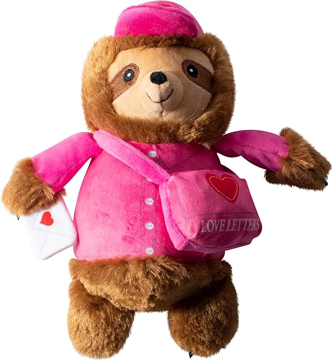 Fringe Studio Plush Dog Toy, Love On Delivery, Petshop Collection (314105)