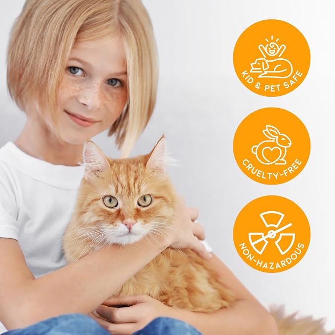 Litter Box Magic Cat Litter Deodorizer Jar (Orange Scent, 16 Oz, Pack of 1) - Cat Litter Odor Control Gel In A Jar - Cat Litter Box Pet Air Freshener - Litter Odor Eliminator to Freshen Air
