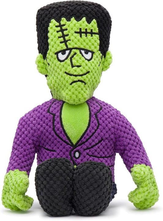 fabdog Floppies Plush Dog Toys - Cute Holiday-Themed Squeaky Dog Toy - Best Squeak Toy for All Breeds | Ideal Large Frankenstein