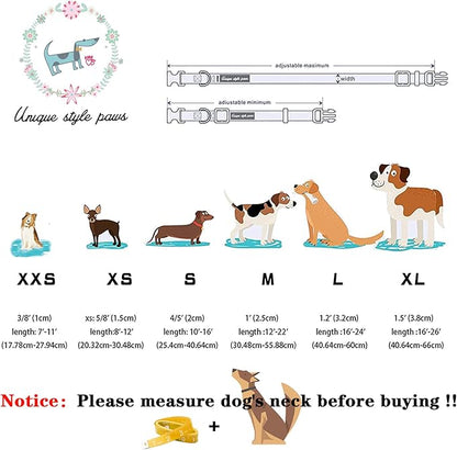 Unique style paws Valentine's Day Dog Collar with Bow Tie Black & Red Heart Puppy Collar Best Gothic Style Gift for Small Medium Large Boys Girls-XS