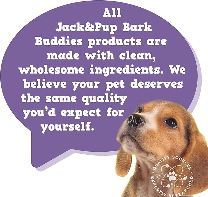 Jack&Pup Probiotic Chews for Dogs - Dog Probiotic Chews Small and Medium - Pro-Digest Bark Buddies (Up to 40 lbs) Puppy Probiotic Dog Chews, Pet Probiotics for Dogs - Probiotics for Puppies (60ct)