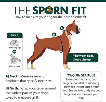 Sporn Head Halter for Dogs - Large Dog Halter, Gentle No-Pull Dog Collar with Padded Nose Strap - Comfortable Anti-Pull Control for Extreme Pullers - Attaches to Leash & Converts to Standard Collar