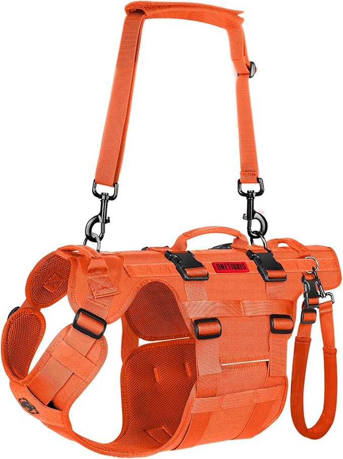OneTigris Dog Lift Harness for Large Dogs, Dog Hip Support Brace, Full Body Dogs Lifter with Handles Invictus Multifunctional Mobility Assistance Vest for Back Legs