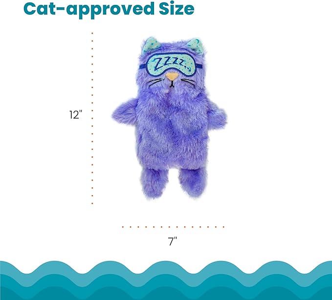 Catstages Purr Pillow Cat Toy – Plush Cat Toy with Touch-Activated Purr for Calming Cats & Kittens