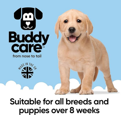 Calming & Deodorising Dog Shampoo by Buddycare | Lavender Scented | Itchy Skin Relief for Smelly Dogs | Deep Cleansing Shampoo for Dogs Puppy Sensitive Skin | with Aloe & Vitamin B5 (16.90oz)