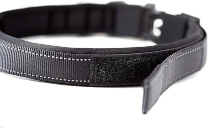 Mighty Paw Dog Collar - Neoprene Padded - Reflective for Running - Extra Comfort for Active Dogs - Padded and Comfortable Collar for All Breeds - Heavy Duty