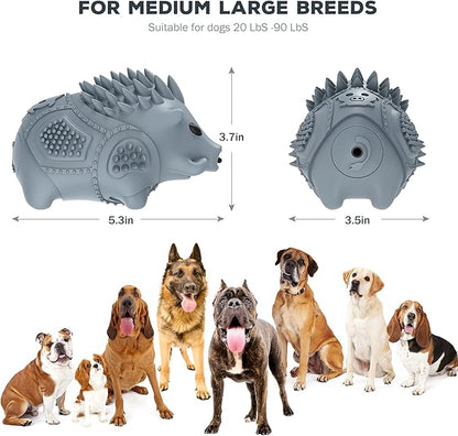 Homipooty Dog Chew Toys for Aggressive Chewers,Larg Dog Bones Toys,Dog Toys for Indestructible Squeaky Chewers,Clean Teeth Non Toxic Environmentally Friendly,100% Natural Rubber&Milk Flavor