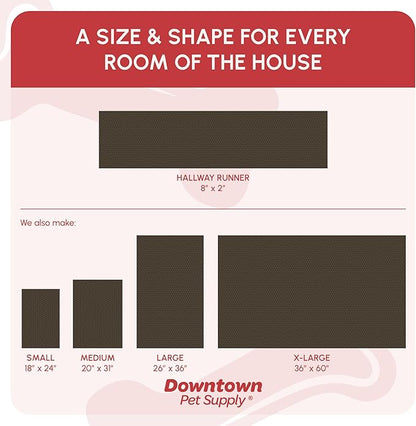 My Doggy Place Dog Mud Mat, 96" x 24" Red – Thick Microfiber Entry Rug for Snow, Mud & Salt – Absorbent, Quick-Dry, Washer-Safe & Non-Slip, XX-Large