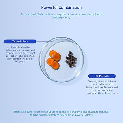 Turmeric for Dogs Anti Inflammatory Pain Relief - 120 Chewable Tablets - Hip & Joint Support Anti Inflammatory for Dogs with Curcumin and BioPerine, Antioxidant, Cardiovascular