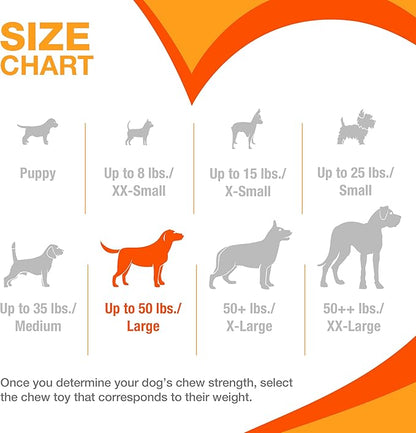 Nylabone Strong Chew Toy 4-Pack Bundle for Dogs Made with Real Bacon, Bison, Venison, Beef, & Chicken, Durable Dog Chew Bones for Aggressive Chewers, Large Dog Toys - Up to 50 lbs, 4 Count