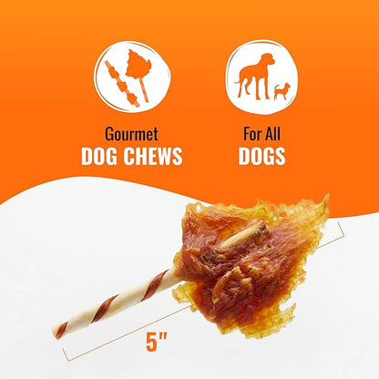Good 'N' Fun Triple Flavor Wings, Made With Real Meat, Treats for Dogs, 12 oz