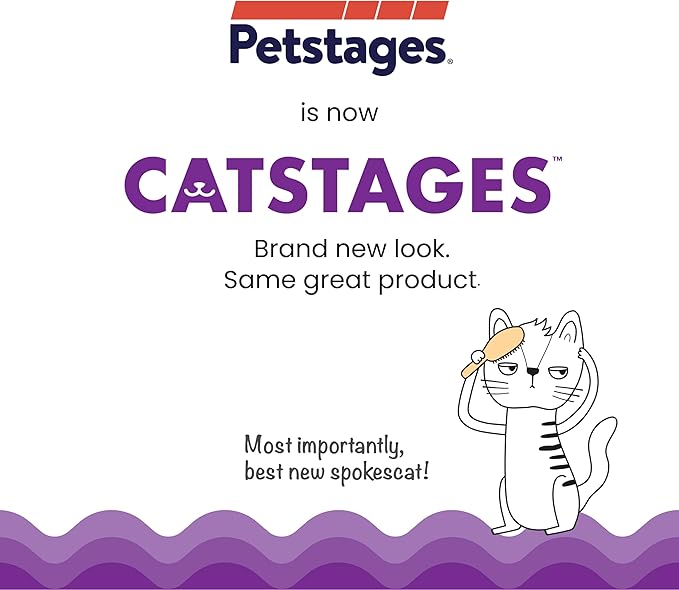 Catstages Nina Ottosson Rainy Day Puzzle & Play – Interactive Cat Puzzle Feeder for Indoor Cats, 19 Hidden Treat Compartments, Slow Feeder, Durable & Easy‑Clean