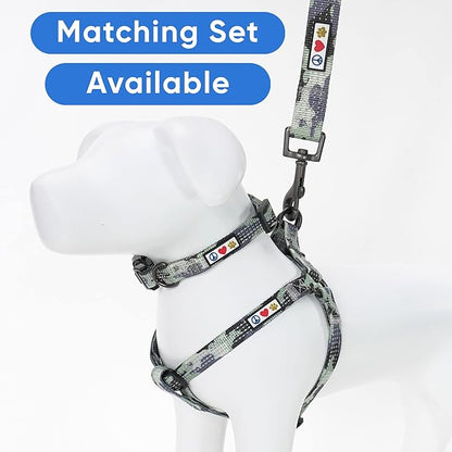 Pawtitas Camo Grey Dog Leash 6 ft M/L Reflective Durable Lightweight Dog Lead for Medium or Large Dogs and Puppies