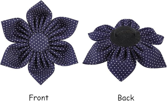 Lionet Paws Dog Collar with Flower, Soft and Comfortable, Adjustable Collar for Puppies and Cats Girl, Neck 8-12 inches