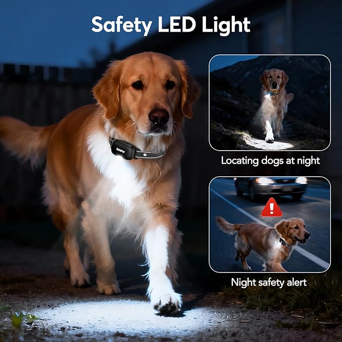 Delupet Dog Shock Collar 2 Dogs- 4500FT Dual-Direct Dog Training Collars with Remote for Small Medium Large Dog, IPX8 Waterproof Rechargeable E-Collar with Beep(1-8), Vibration(1-3), Shock(0-99), Blue