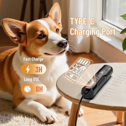 Electric Dog Nail Grinder: Upgraded 5-Speed Quiet Dog Nail Trimmer-Safe Painless Nail File for Claw Trimming & Grooming Care at Home for Dogs & Cats