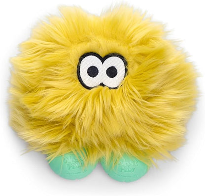 WEST PAW Rowdies Rolf Durable Plush Dog Toy with HardyTex Reinforced Seams Engaging Squeaker with Soft Cuddly Exterior Hand Sewn and Finished in Bozeman Montana for Dogs - Citrus